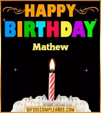GIF GiF Happy Birthday Mathew